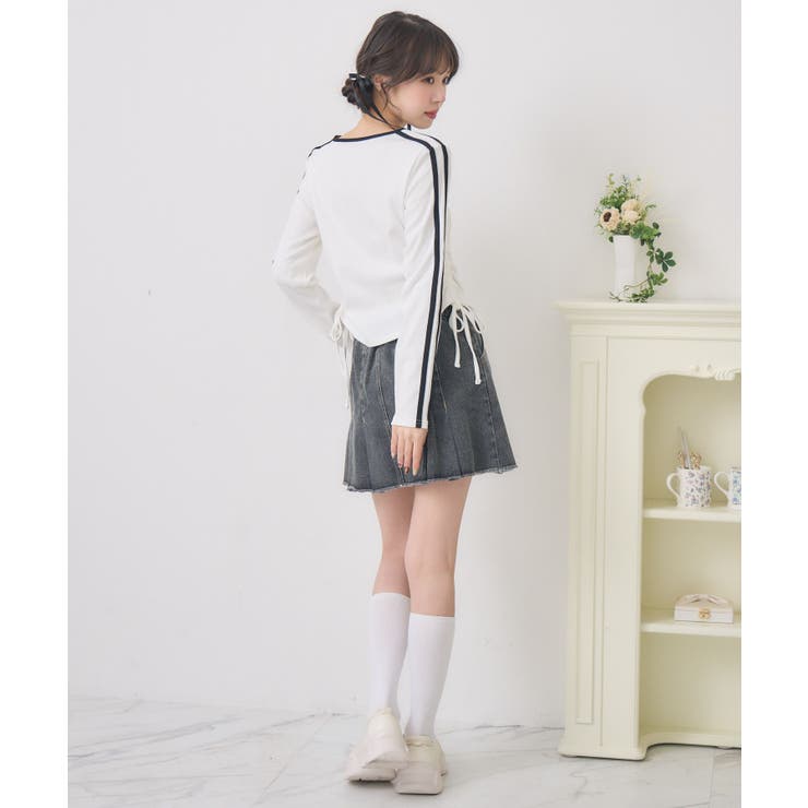 袖ラインドロストTEE | RETRO GIRL | 詳細画像16 