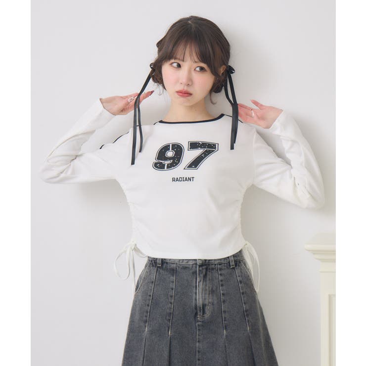 袖ラインドロストTEE | RETRO GIRL | 詳細画像17 