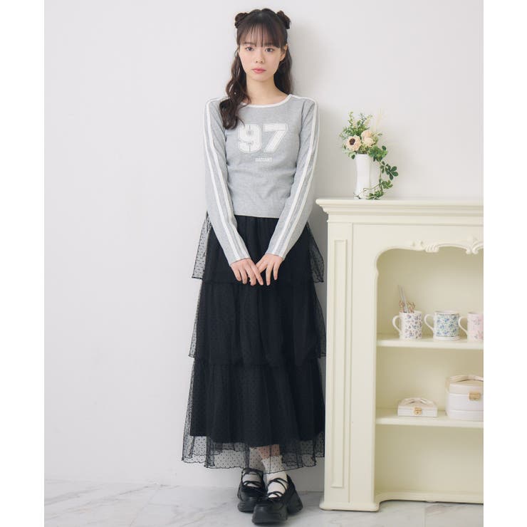 袖ラインドロストTEE | RETRO GIRL | 詳細画像21 