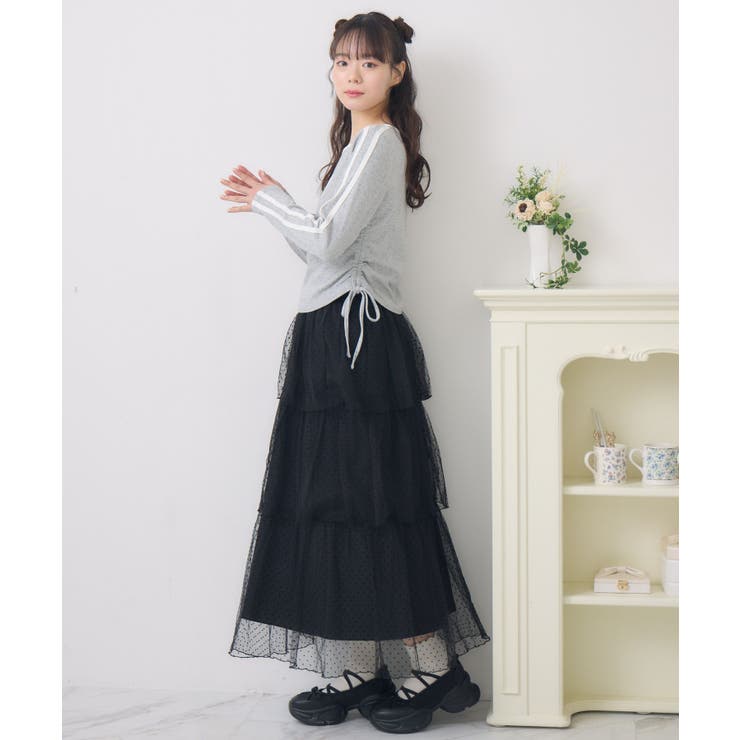 袖ラインドロストTEE | RETRO GIRL | 詳細画像23 