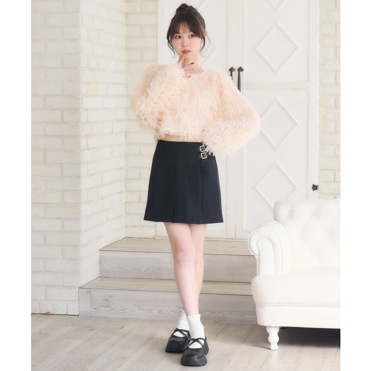 シャイニーフェザーCTカーデ | RETRO GIRL | 詳細画像10 