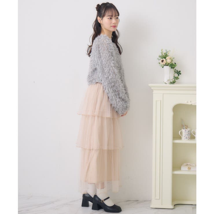 シャイニーフェザーCTカーデ | RETRO GIRL | 詳細画像19 