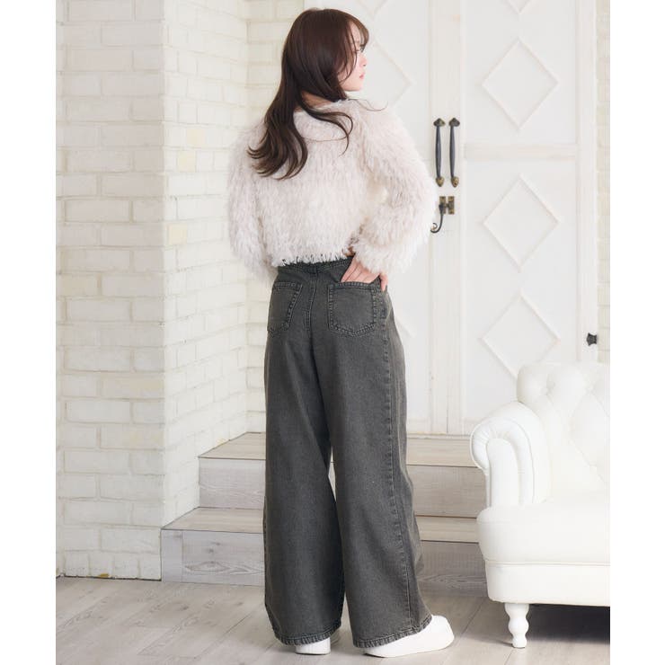 シャイニーフェザーCTカーデ | RETRO GIRL | 詳細画像5 