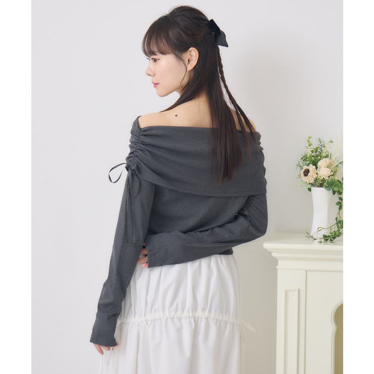 リボン付きオフショルCT | RETRO GIRL | 詳細画像11 