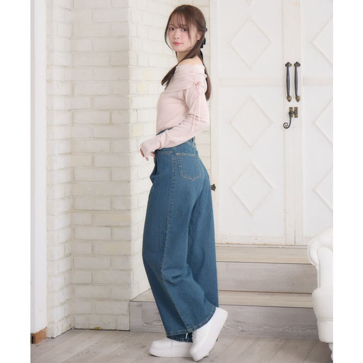 リボン付きオフショルCT | RETRO GIRL | 詳細画像15 