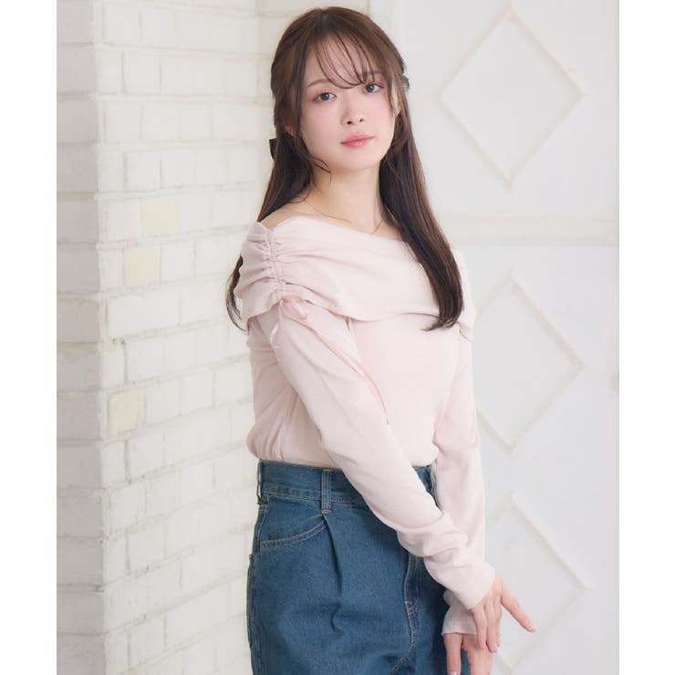 リボン付きオフショルCT | RETRO GIRL | 詳細画像18 