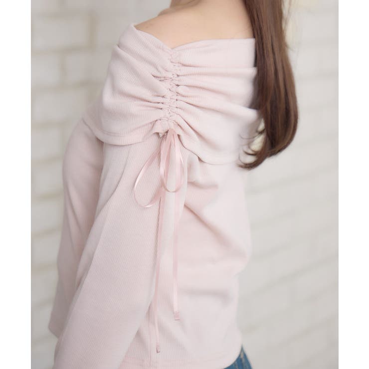 リボン付きオフショルCT | RETRO GIRL | 詳細画像32 