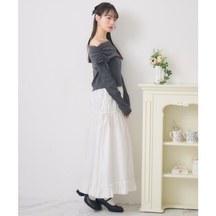 リボン付きオフショルCT | RETRO GIRL | 詳細画像5 