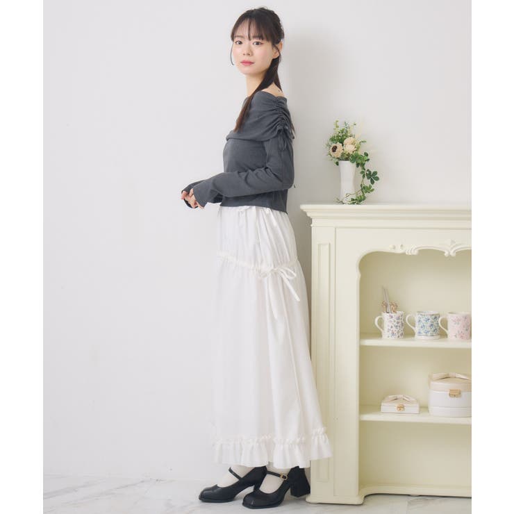 リボン付きオフショルCT | RETRO GIRL | 詳細画像6 