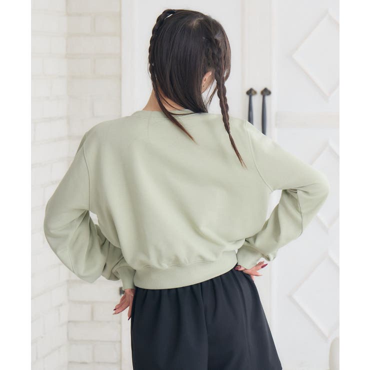 ラメ刺繍ロゴトレーナー | RETRO GIRL | 詳細画像20 