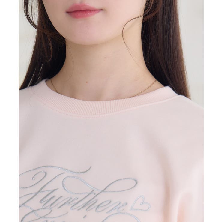 ラメ刺繍ロゴトレーナー | RETRO GIRL | 詳細画像29 