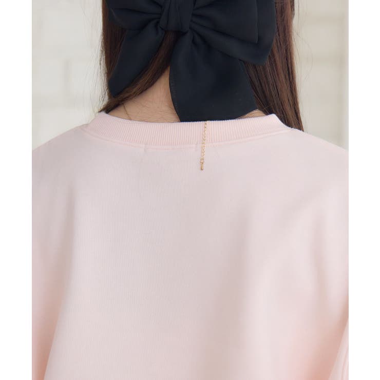 ラメ刺繍ロゴトレーナー | RETRO GIRL | 詳細画像32 