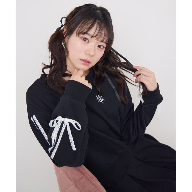 【セットアイテム】レース付き裏毛SETUP | RETRO GIRL | 詳細画像15 