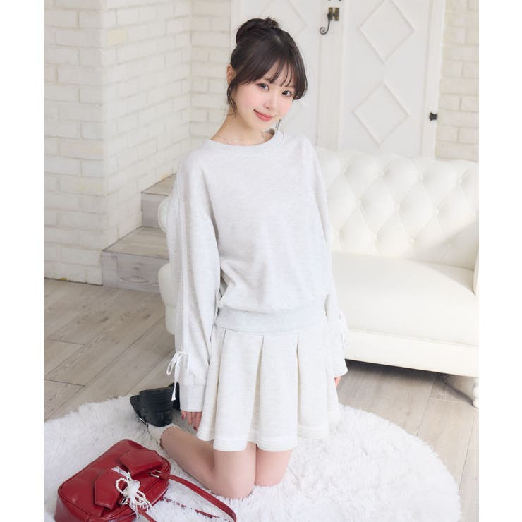 【セットアイテム】レース付き裏毛SETUP | RETRO GIRL | 詳細画像2 