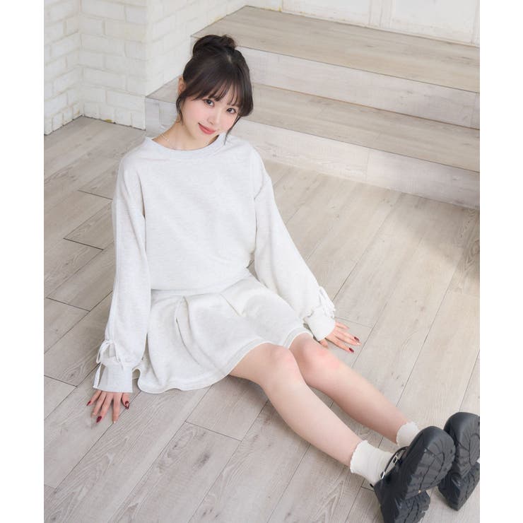 【セットアイテム】レース付き裏毛SETUP | RETRO GIRL | 詳細画像3 