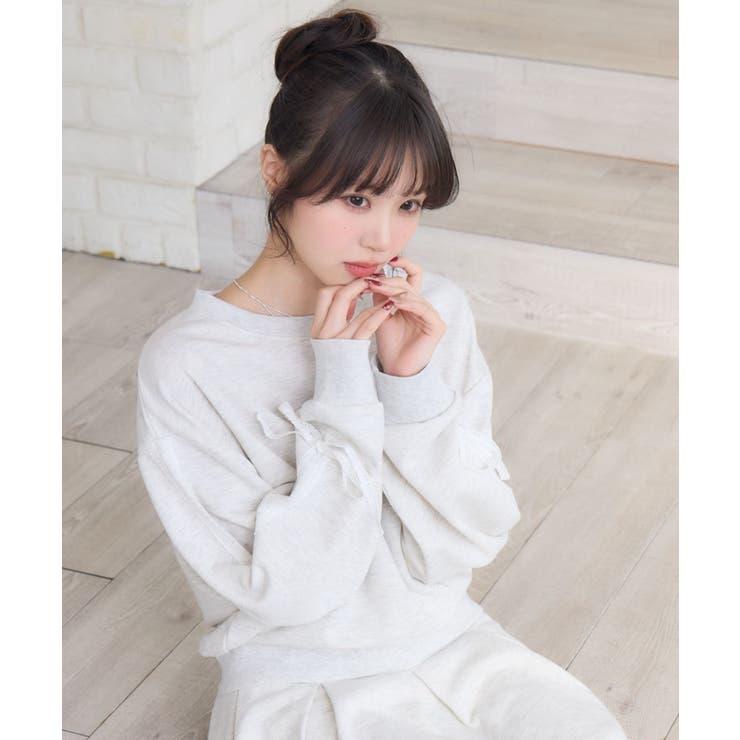 【セットアイテム】レース付き裏毛SETUP | RETRO GIRL | 詳細画像4 