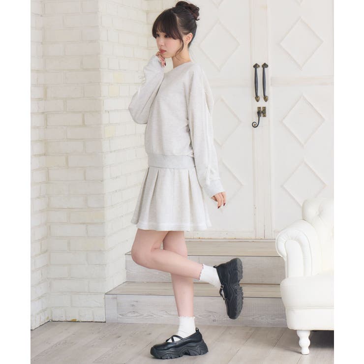 【セットアイテム】レース付き裏毛SETUP | RETRO GIRL | 詳細画像7 