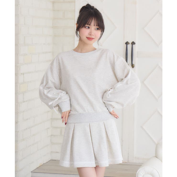 【セットアイテム】レース付き裏毛SETUP | RETRO GIRL | 詳細画像9 