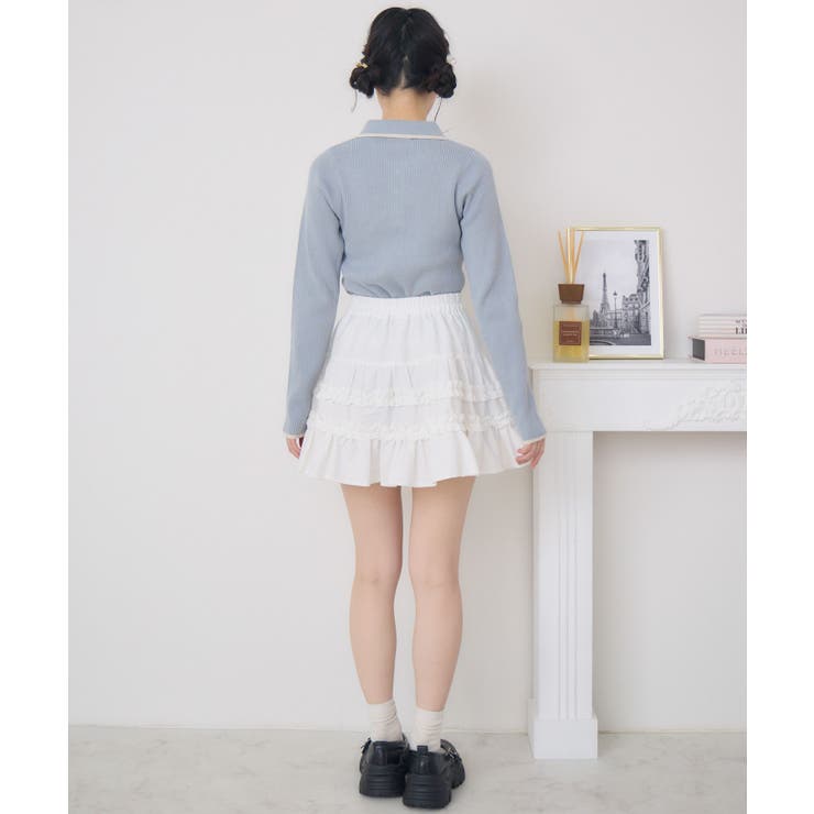 襟バイカラーリブNTPO | RETRO GIRL | 詳細画像22 