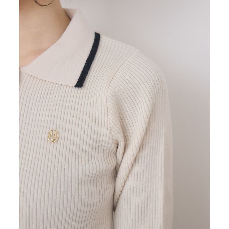 襟バイカラーリブNTPO | RETRO GIRL | 詳細画像30 