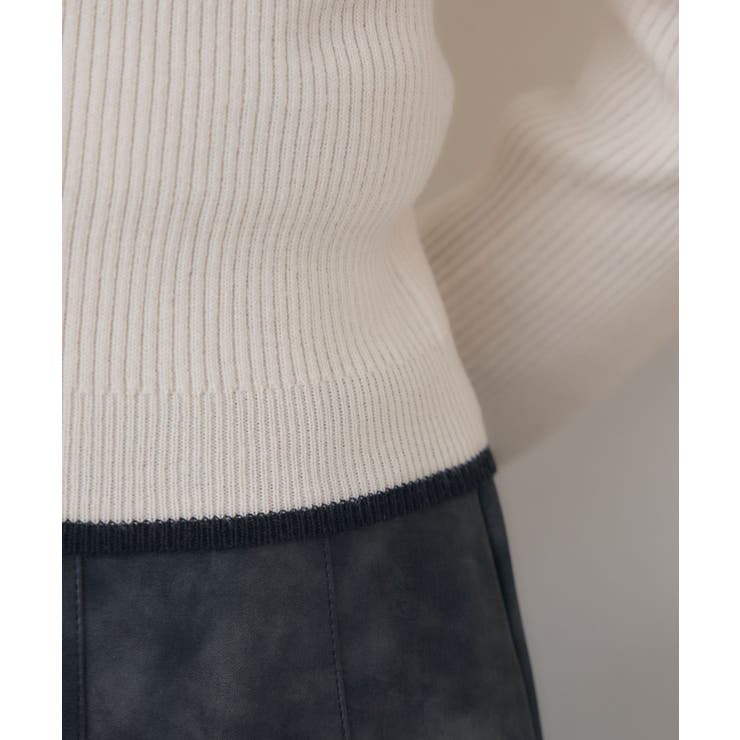 襟バイカラーリブNTPO | RETRO GIRL | 詳細画像32 