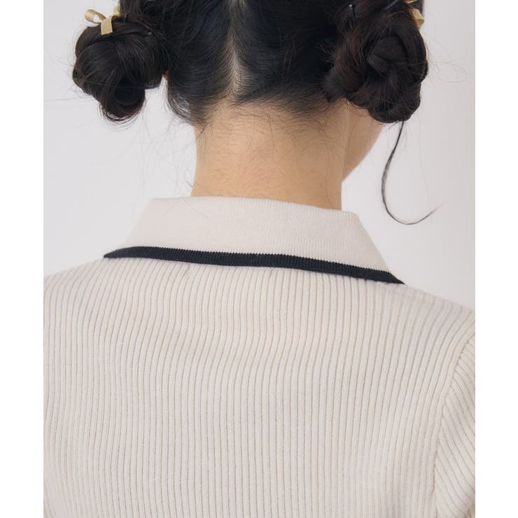 襟バイカラーリブNTPO | RETRO GIRL | 詳細画像33 