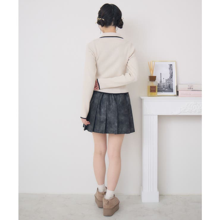 襟バイカラーリブNTPO | RETRO GIRL | 詳細画像5 