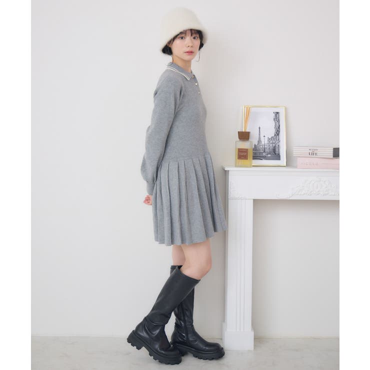 ポロミニプリーツOP | RETRO GIRL | 詳細画像11 