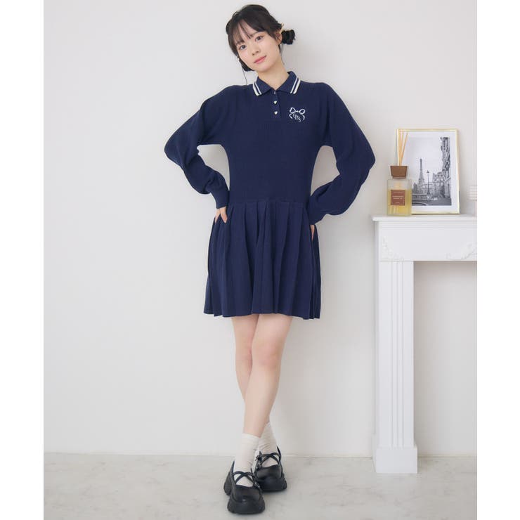 ポロミニプリーツOP | RETRO GIRL | 詳細画像18 