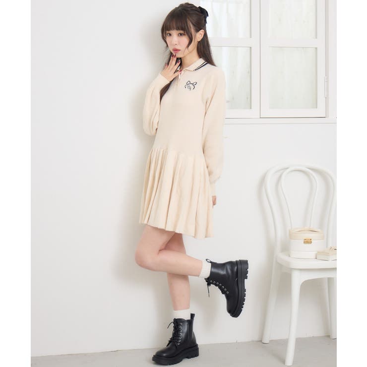 ポロミニプリーツOP | RETRO GIRL | 詳細画像4 