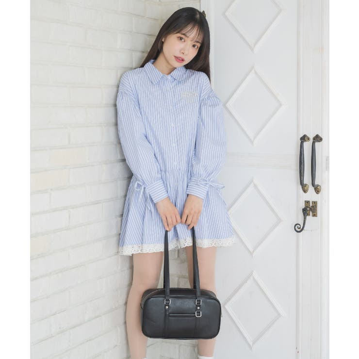 裾レースシャツOP | RETRO GIRL | 詳細画像10 