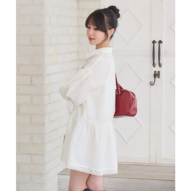 裾レースシャツOP | RETRO GIRL | 詳細画像19 