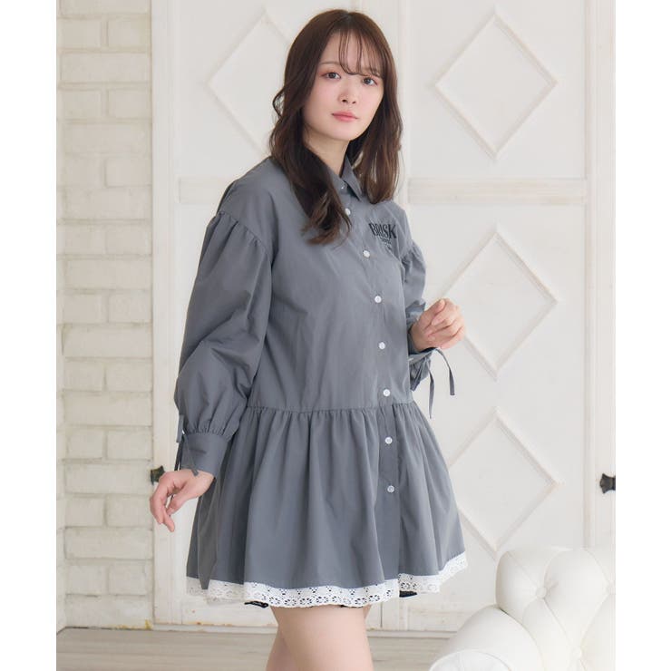 裾レースシャツOP | RETRO GIRL | 詳細画像26 