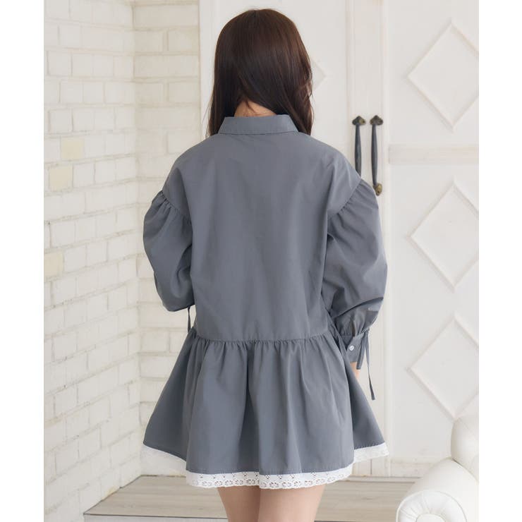 裾レースシャツOP | RETRO GIRL | 詳細画像28 