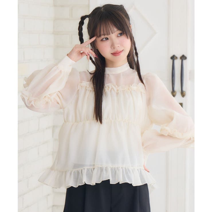 WHT4 | 2wayシアーフリルBL | RETRO GIRL