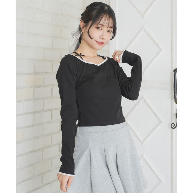 リボン付きシャーリングCT | RETRO GIRL | 詳細画像6 