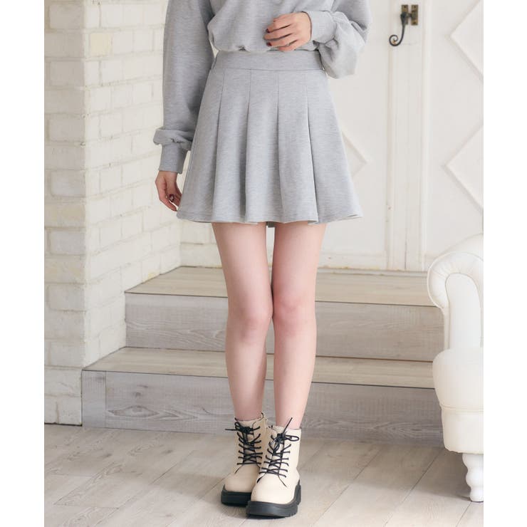 ショートトレーナー＆SKSET[品番：RTGW0008771]｜RETRO GIRL