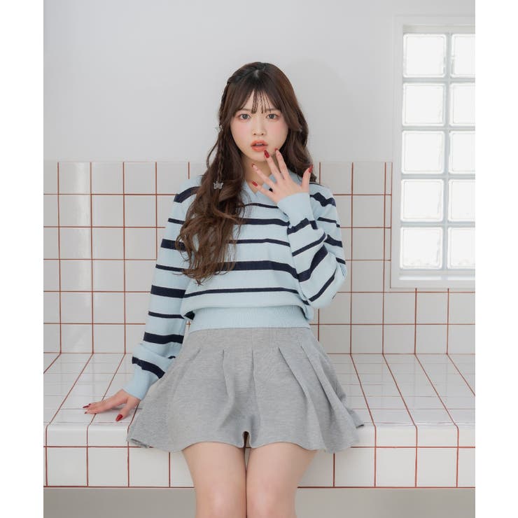 ショートトレーナー＆SKSET | RETRO GIRL | 詳細画像3 