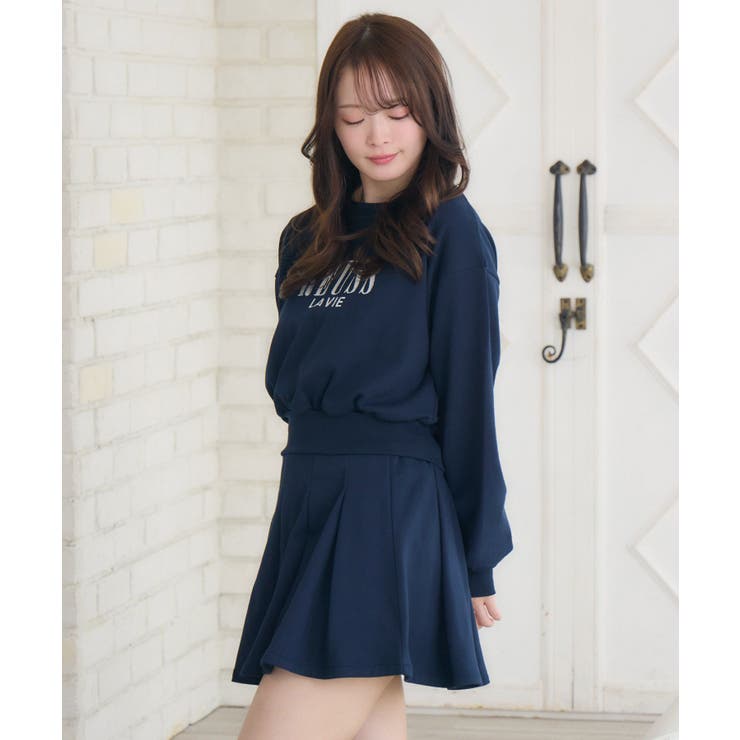 おまとめ服 ショートトレーナー＆SKSET[品番：RTGW0008771]｜RETRO GIRL