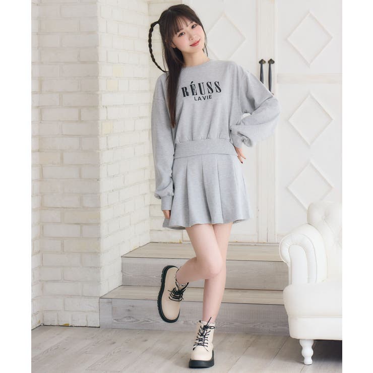 ショートトレーナー＆SKSET | RETRO GIRL | 詳細画像4 