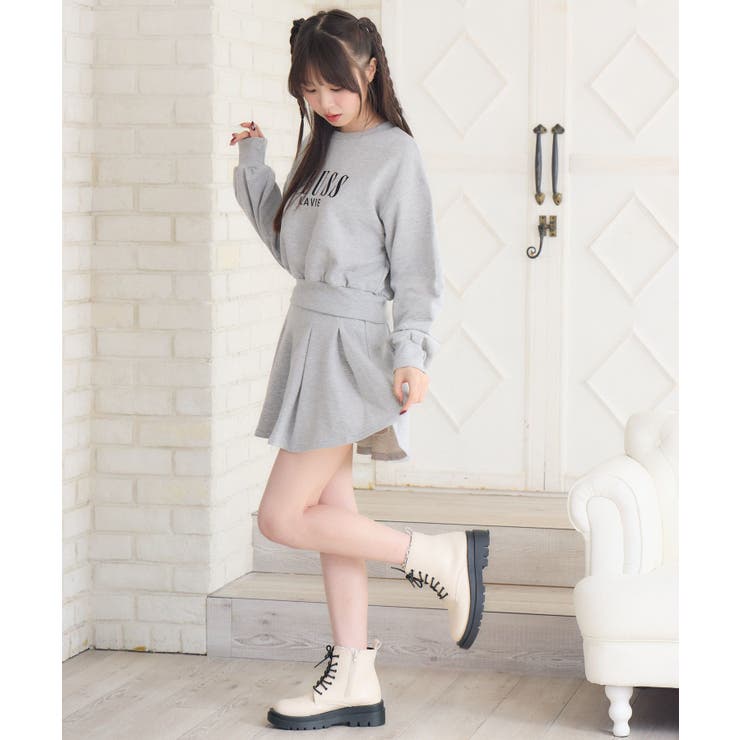 ショートトレーナー＆SKSET | RETRO GIRL | 詳細画像6 