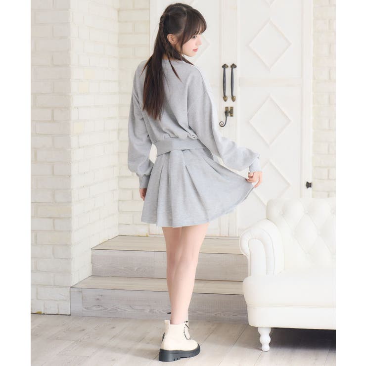 ショートトレーナー＆SKSET | RETRO GIRL | 詳細画像7 