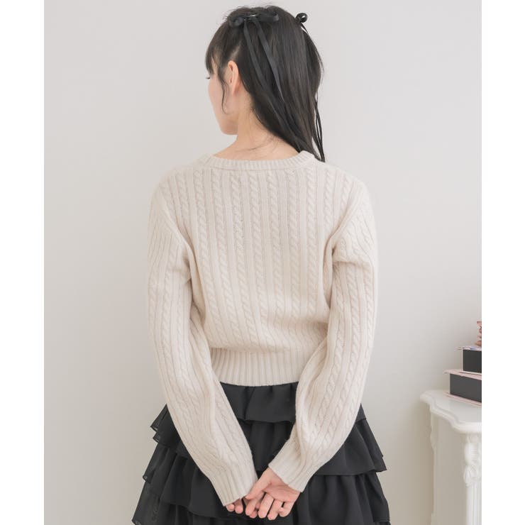 ロゴ刺繍ケーブルNTPO | RETRO GIRL | 詳細画像10 