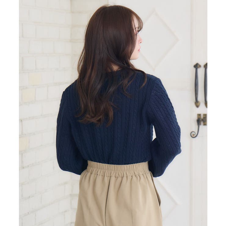 ロゴ刺繍ケーブルNTPO | RETRO GIRL | 詳細画像19 