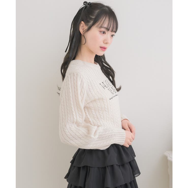 ロゴ刺繍ケーブルNTPO | RETRO GIRL | 詳細画像8 