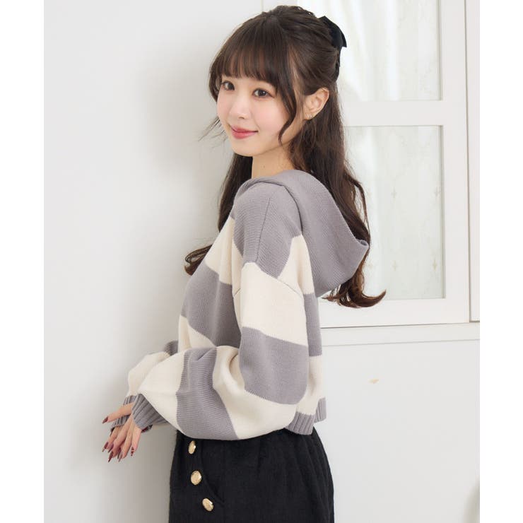 ボーダーショートNTフーディー | RETRO GIRL | 詳細画像16 