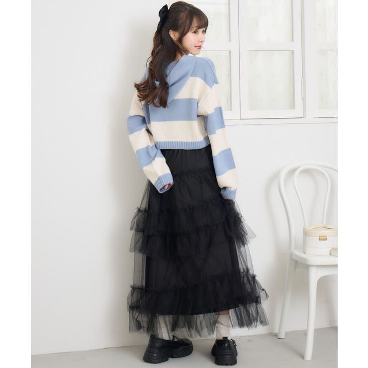 ボーダーショートNTフーディー | RETRO GIRL | 詳細画像23 