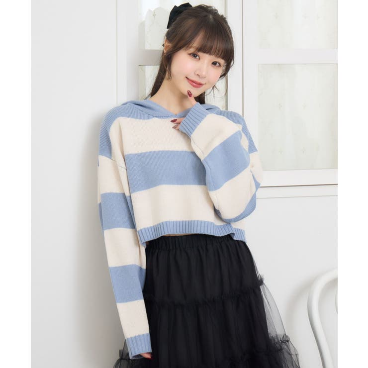 ボーダーショートNTフーディー | RETRO GIRL | 詳細画像24 