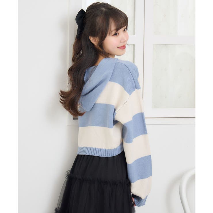 ボーダーショートNTフーディー | RETRO GIRL | 詳細画像25 