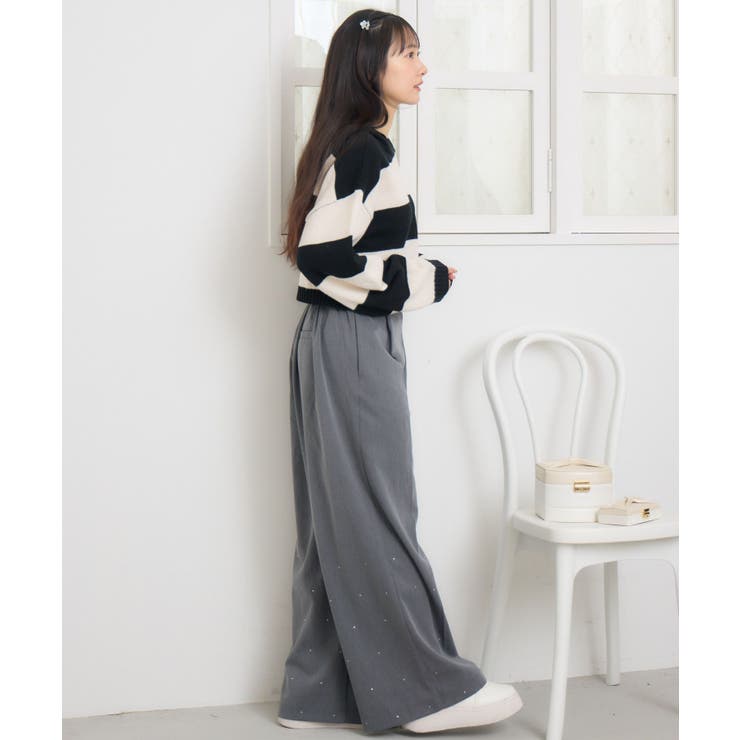 ボーダーショートNTフーディー | RETRO GIRL | 詳細画像3 